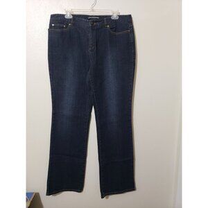 Company Ellen Tracy navy, bootcut jeans, missy size 14